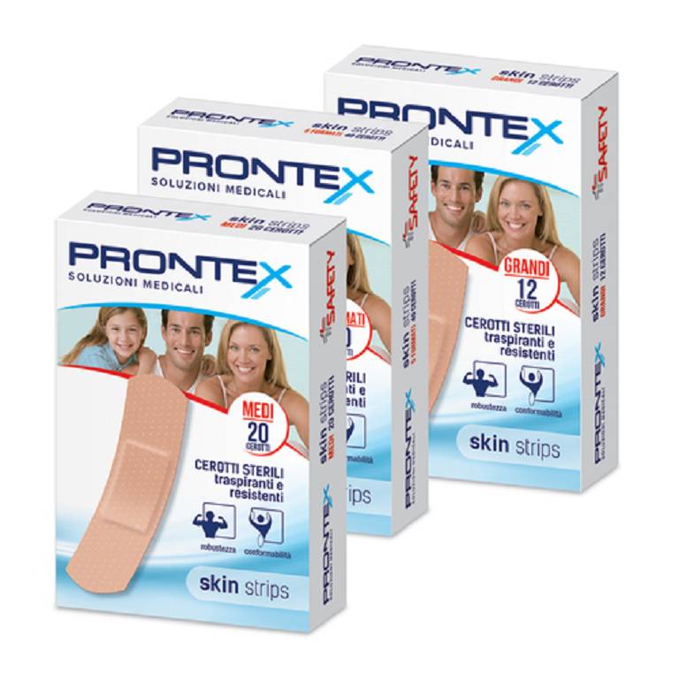 CER PRONTEX SKIN STRIPS M 20PZ