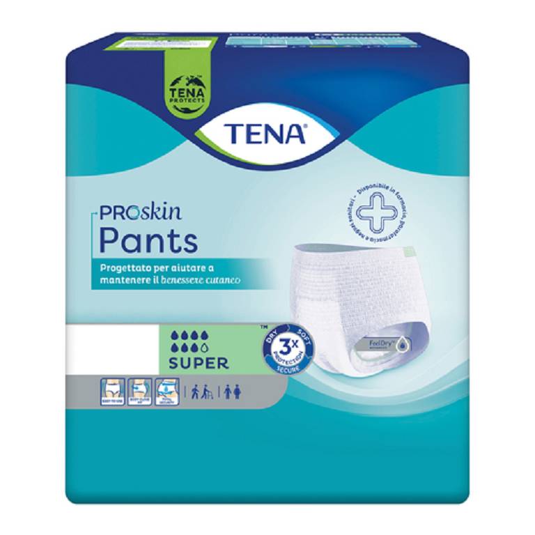 TENA PANTS SUPER XL 12PZ